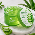 Pure Aloe Vera Soothing Gel | 300ml | Hydrating Face, Skin & Hair Care Gel | 99% Aloe Extract