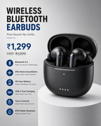 Wireless Bluetooth Earbuds with Charging Case | Bluetooth 5.3 | 42-Hour Battery | Touch Controls