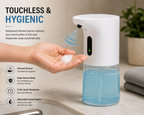 Automatic Touchless Soap Dispenser | 400ml Rechargeable | Infrared Sensor | Waterproof Design