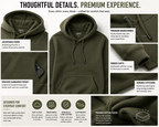 Premium Hooded Sweatshirt | Cotton Fleece Hoodie | Regular Fit | Unisex | Winter Wear
